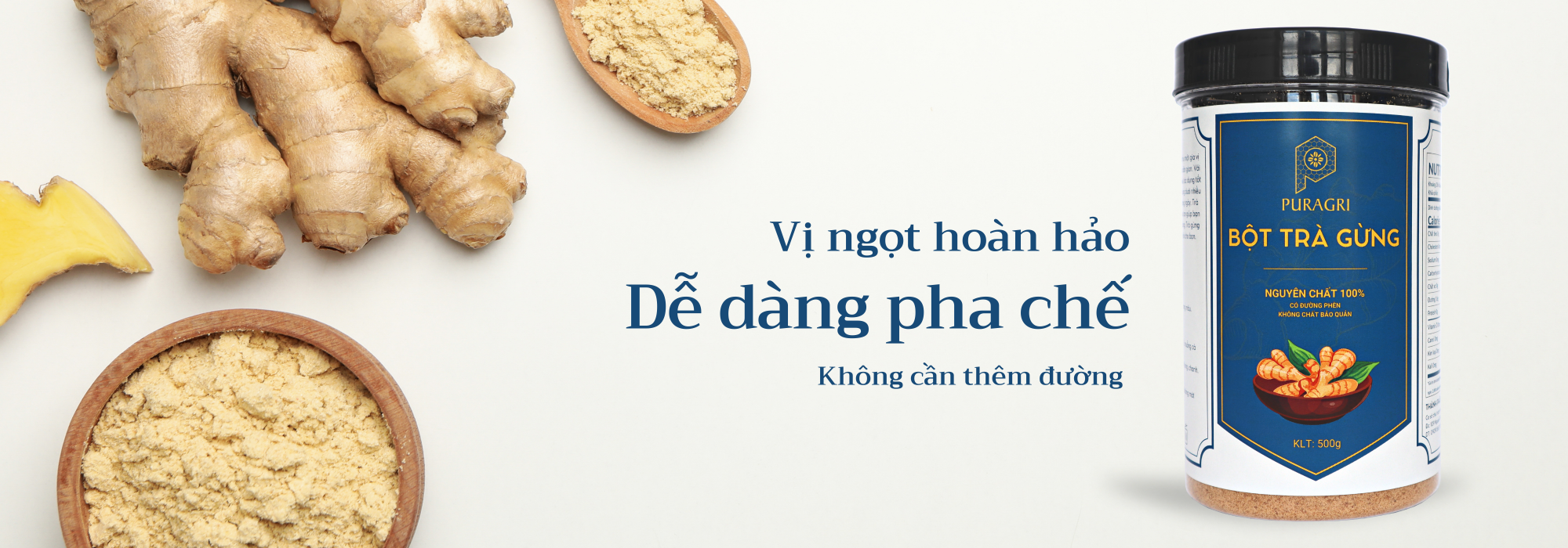 Bột trà gừng hòa tan