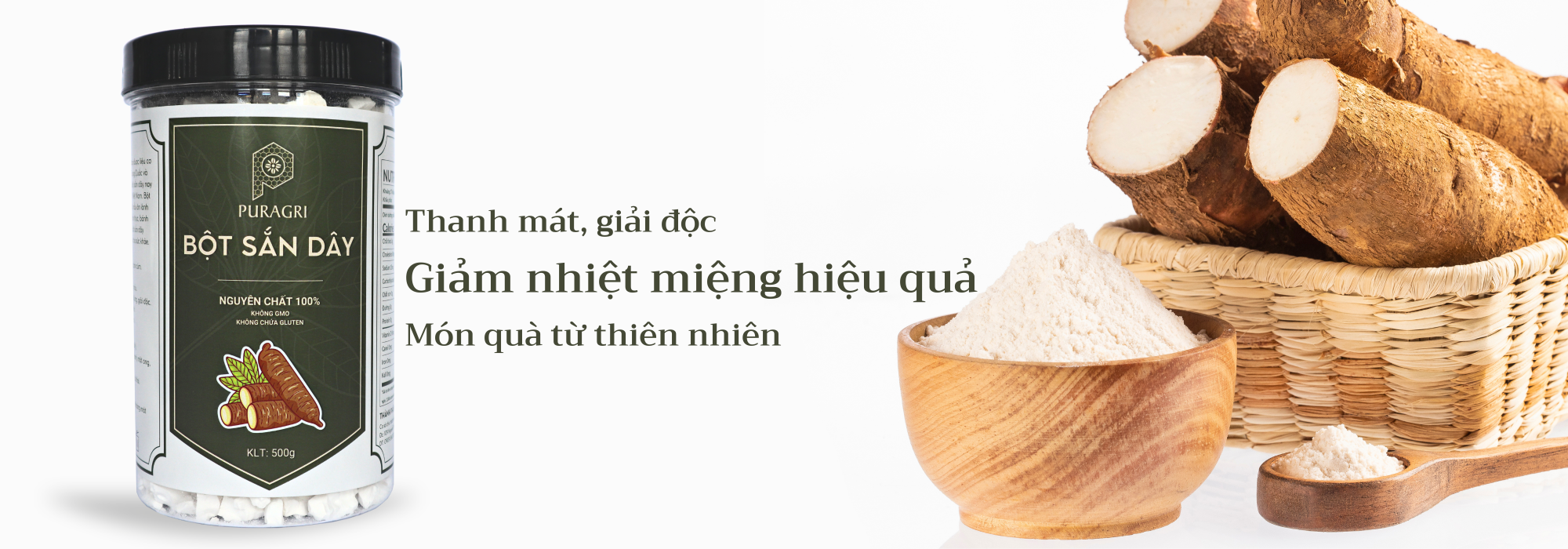 Bột sắn dây nguyên chất
